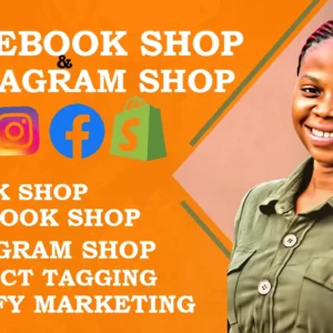 I will setup facebook shop, instagram shop, tiktok shop, and complete shopify marketing